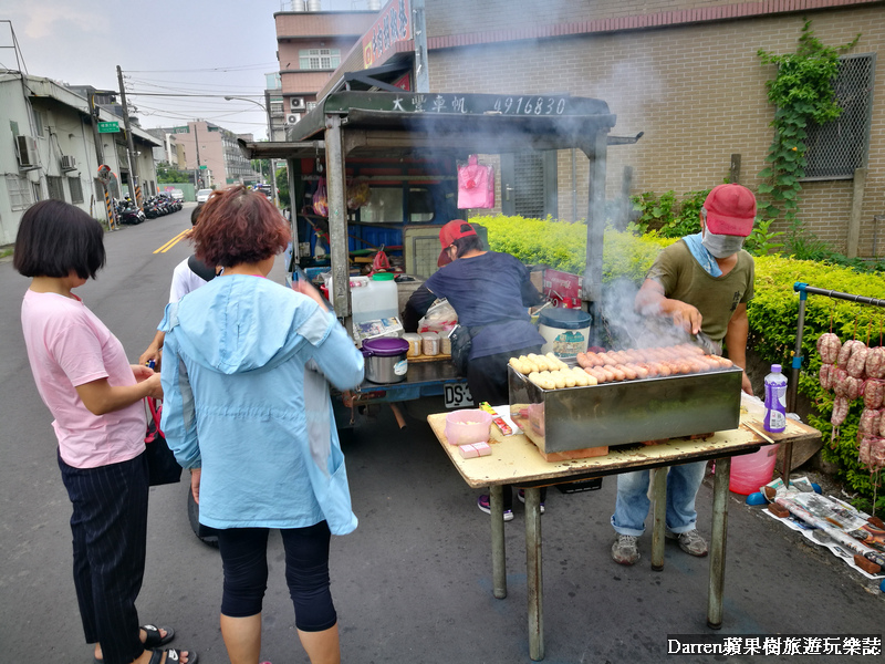 桃園香腸推薦|大溪幸福小站現烤蜜汁香腸/大溪埔頂公園旁只賣三小時超人氣大腸包小腸