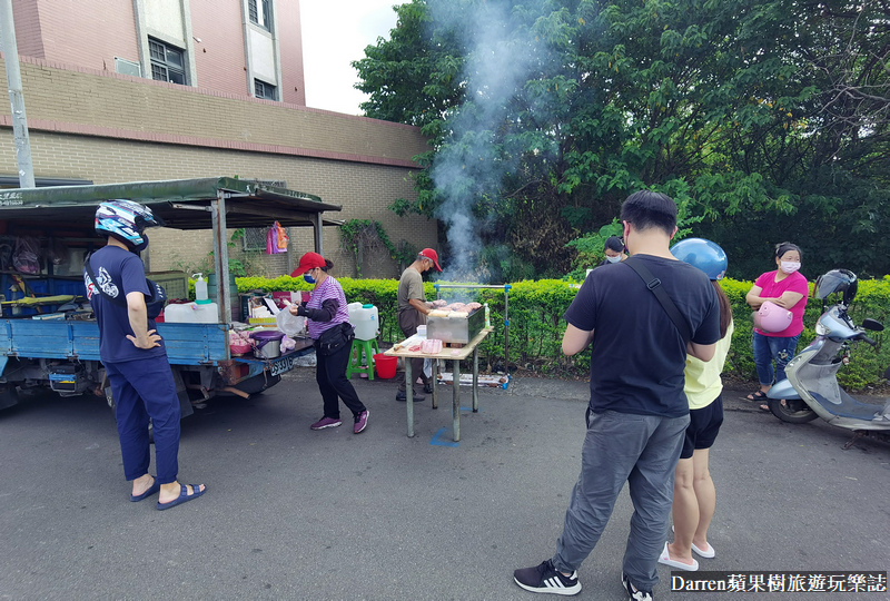 桃園香腸推薦|大溪幸福小站現烤蜜汁香腸/大溪埔頂公園旁只賣三小時超人氣大腸包小腸