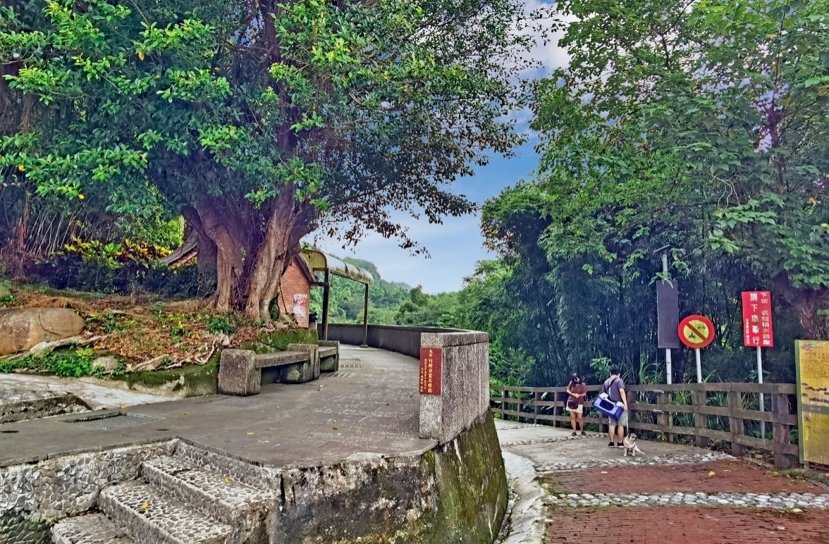 鹿點咖啡千瀑店|龍潭景點隱藏版桃園戲水秘境千層瀑布溪邊玩水喝咖啡