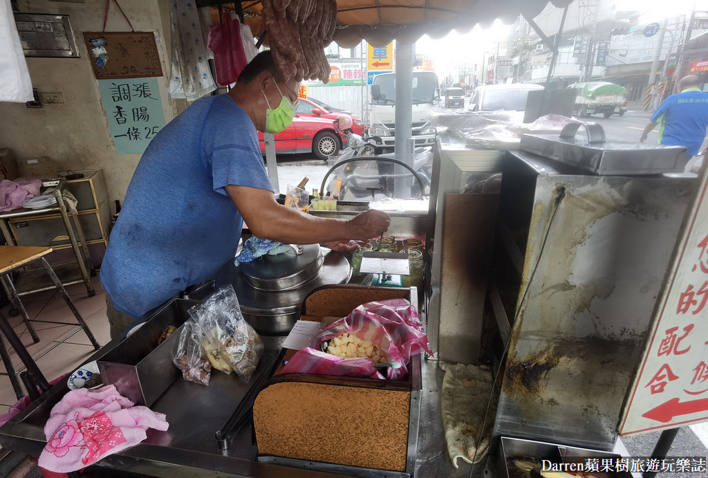 永康美食|阿樂第二代香腸大腸黑輪/隱藏版台南大腸香腸